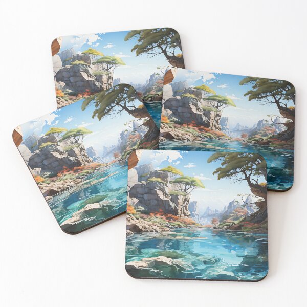 Item preview, Japanese Watercolor - Ryusendo designed and sold by KootenayDesigns.