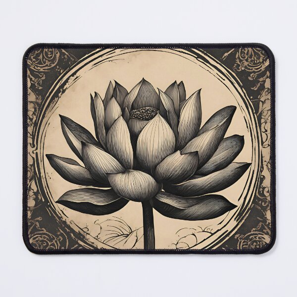 Item preview, Lotus in Bloom: A Vintage Stamp Tribute designed and sold by Vintagestamps.