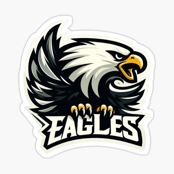 Item preview,  Eagles Logo Sticker - Fierce and Powerful  designed and sold by StaneyJoseph.