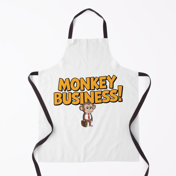 Item preview, Monkey Business! Funny Monkey Pun designed and sold by PMCreative.