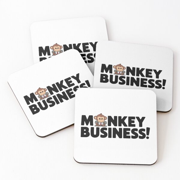 Item preview, Monkey Business! Funny Monkey Joke designed and sold by PMCreative.