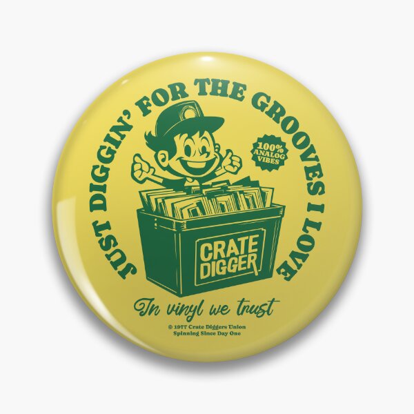 Item preview,  Just Diggin’ For the Grooves, Vinyl Lovers and Crate Digger designed and sold by emmjott.