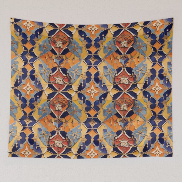 Item preview, Geometric Morrocan tile pattern  designed and sold by Ash44444.