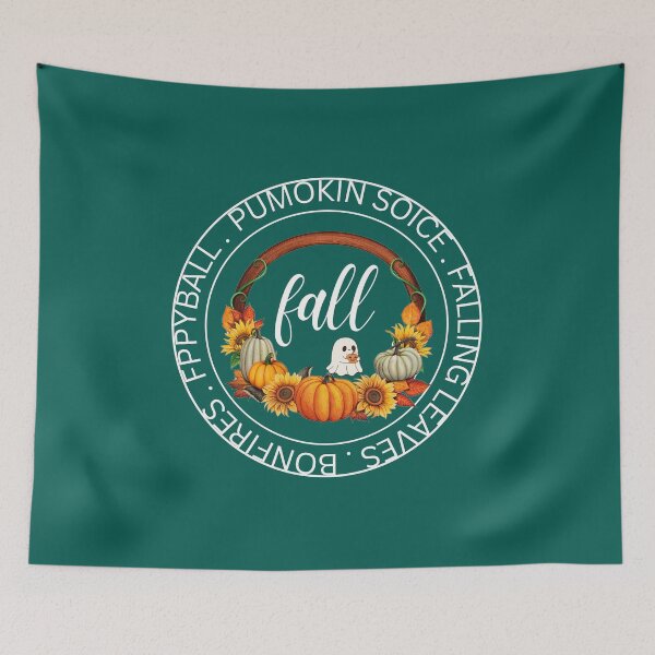Item preview, Fall Leaves: Seasonal Graphic Tee designed and sold by TrebdoraCrafts.
