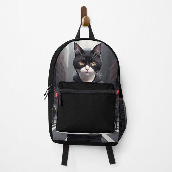 Item preview, Badass Black Cat in Black Hoodie designed and sold by Innercosmic.