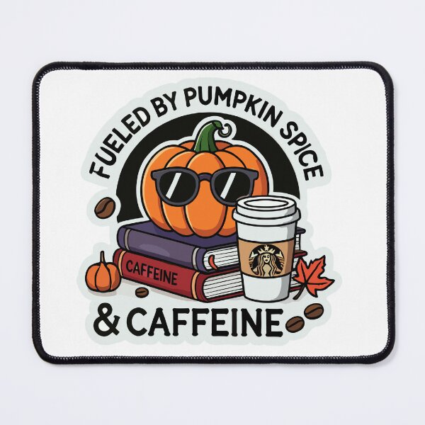 Item preview, "Fueled by Pumpkin Spice & Caffeine" Cozy Design designed and sold by DentonRose.