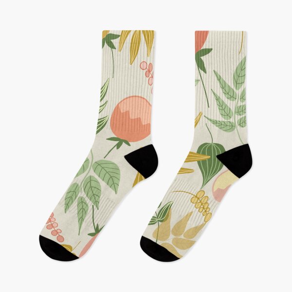 Item preview, Pastel Leaves and berries  designed and sold by HoddyDesign.