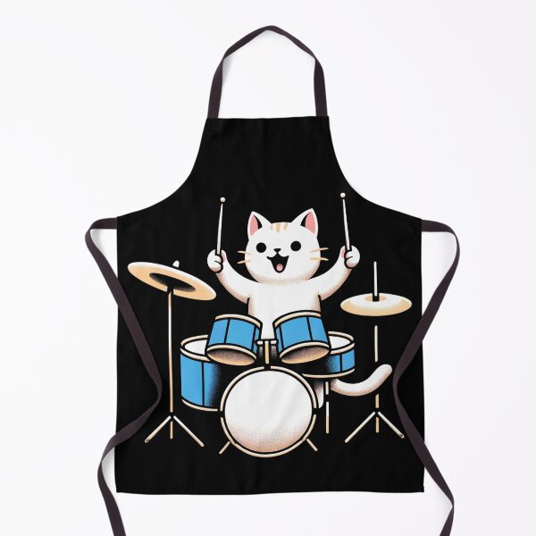 Item preview, Cat Playing Drums Funny Cat Lover For Drummers designed and sold by Chmielayka.