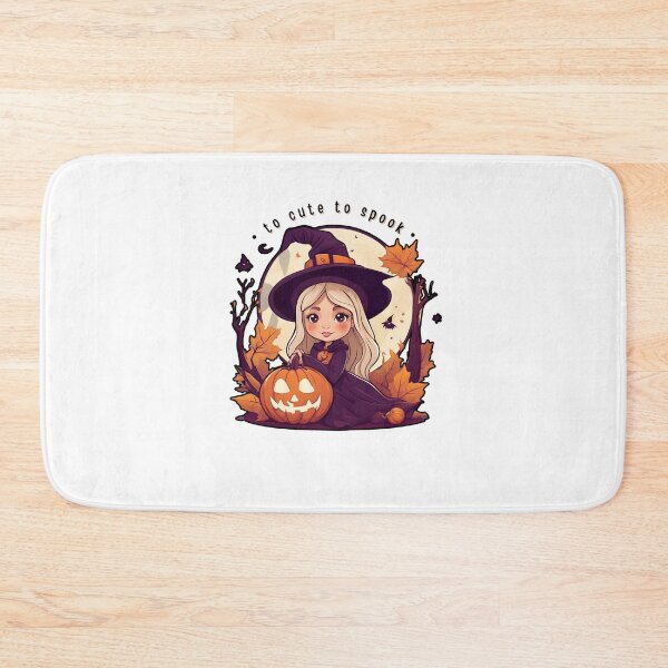 Item preview, TOO CUTE TO SPOOK | Cute Witch | Girls Witch | Girls Halloween designed and sold by FitEnvy.