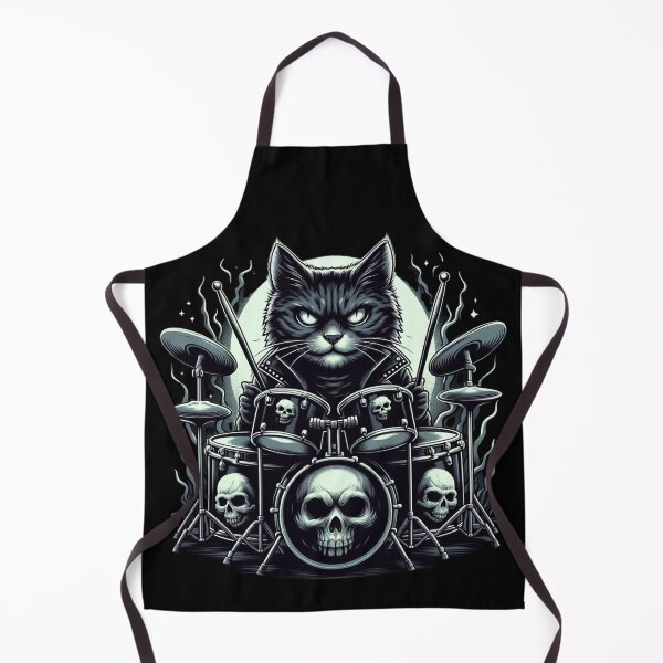 Item preview, Cat Playing Drums Funny Cat Lover For Drummers designed and sold by Chmielayka.