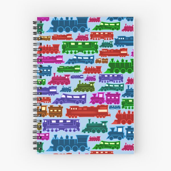 Item preview, Here Comes the Train (blue) designed and sold by WatershipBound.