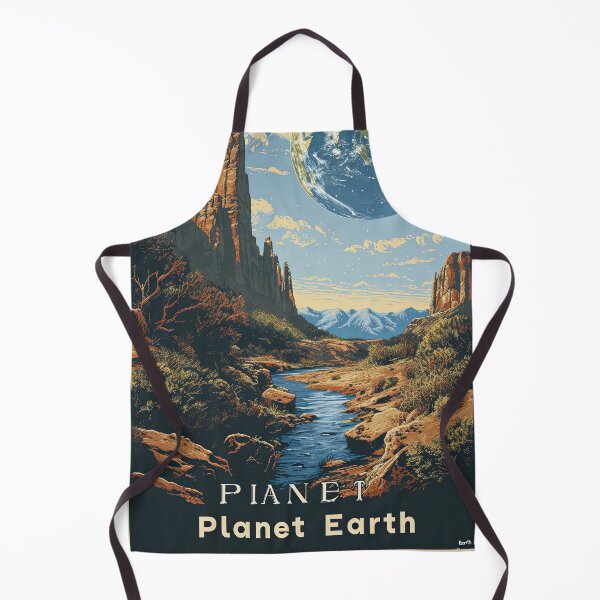 Item preview, Retro Travel Posters Earth Cosmic Travel Destination designed and sold by Piotrek0001.