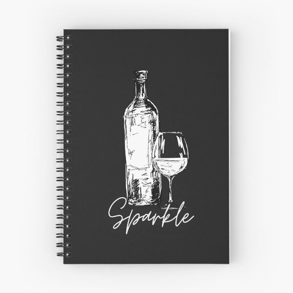 Item preview, Botella y copa de vino espumoso designed and sold by Jennifer Morcom.