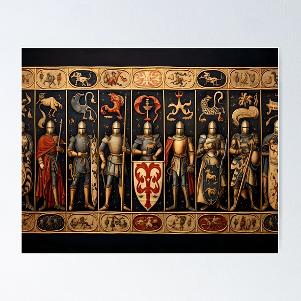 Item preview, Medieval - Banners Of The Hundred Years designed and sold by KootenayDesigns.
