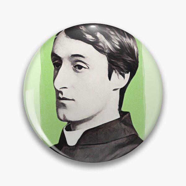 Item preview, English Poet Gerard Manley Hopkins - mint Green - illustration  designed and sold by Litstoy.