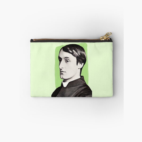 Item preview, English Poet Gerard Manley Hopkins - mint Green - illustration  designed and sold by Litstoy.