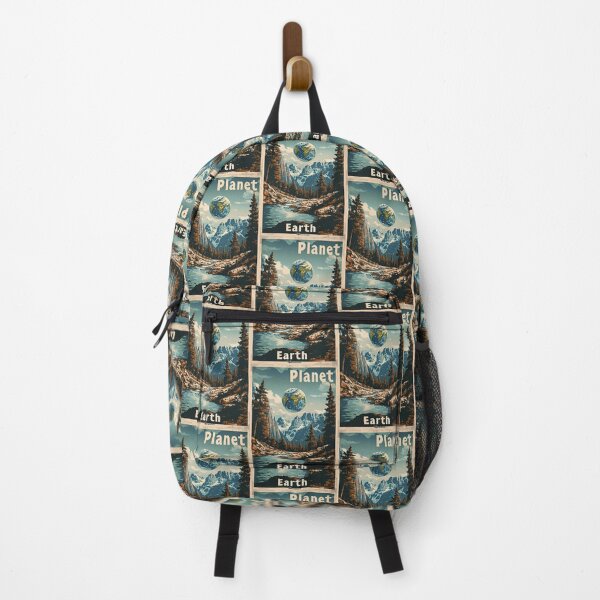 Item preview, Retro Travel Posters Earth Cosmic Travel Destination designed and sold by Piotrek0001.
