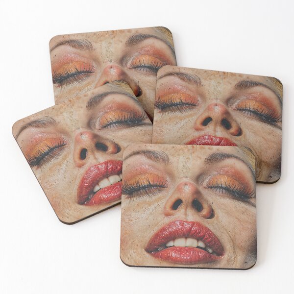 Item preview, Collage Wall Art T-shirt Design: Girl Close-up designed and sold by ForeverPrintsOK.