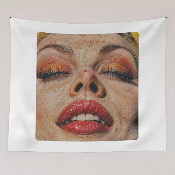 Item preview, Collage Wall Art T-shirt Design: Girl Close-up designed and sold by ForeverPrintsOK.
