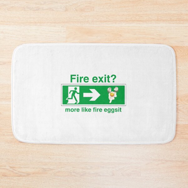 Item preview, Fire Exit? More Like Fire Eggsit designed and sold by dogfish-art.