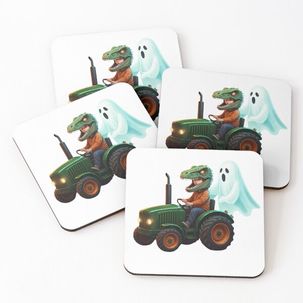Item preview, HALLOWEEN BOY |  TRACTOR  | Boy Gift  | spooky ghost designed and sold by FitEnvy.