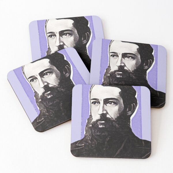Item preview, American Poet Sidney Lanier - Purple - illustration  designed and sold by Litstoy.
