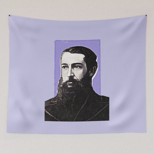 Item preview, American Poet Sidney Lanier - Purple - illustration  designed and sold by Litstoy.