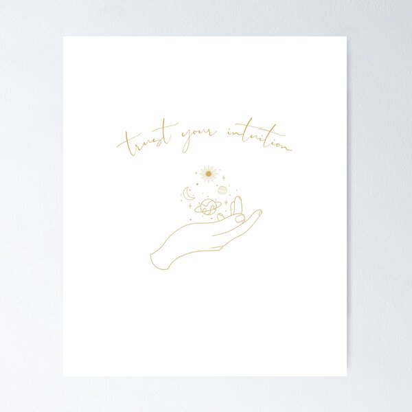 Item preview, Trust Your Intuition designed and sold by DesignCollectiv.