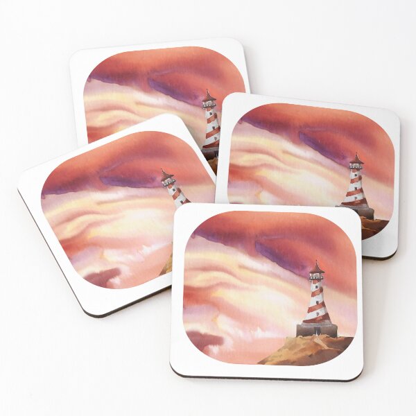 Item preview, lighthouse - watercolor painting on paper designed and sold by SamirArt.