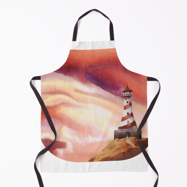 Item preview, lighthouse - watercolor painting on paper designed and sold by SamirArt.