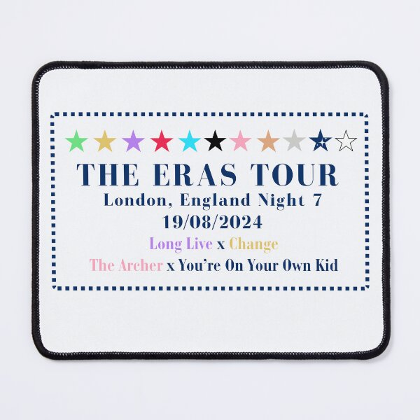 Item preview, London Night 7 Eras Tour Surprise Songs designed and sold by LisaMichelleArt.