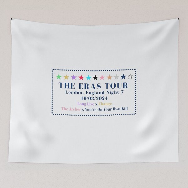 Item preview, London Night 7 Eras Tour Surprise Songs designed and sold by LisaMichelleArt.