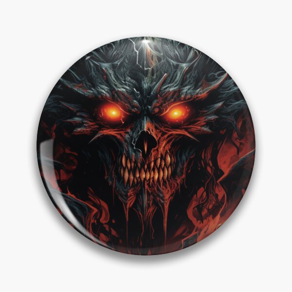 Item preview, Hellish Skull: Demonic Horror Graphic designed and sold by Creet-Design.