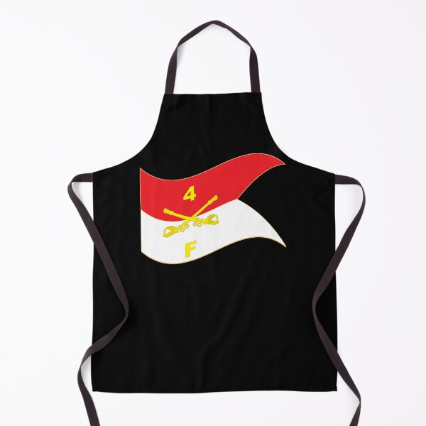 Item preview, F Troop, 4th Cavalry Regiment - Guidon - Gold - Waving X 300 designed and sold by Military Insignia Products.