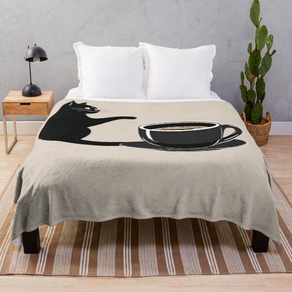 Item preview, Black Cat and Coffee Charm designed and sold by Hummy-studio.