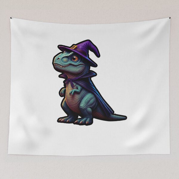 Item preview, Dinosaur in costume | Dinosaur Witch | Halloween Dinosaur | Cute Dinosaur  designed and sold by FitEnvy.