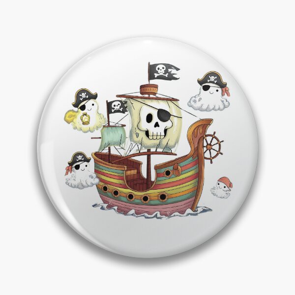 Item preview, haunted cute pirate ship designed and sold by szidi04.