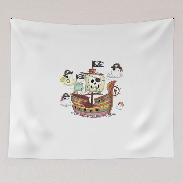 Item preview, haunted cute pirate ship designed and sold by szidi04.