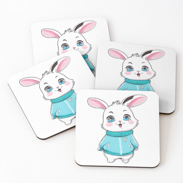 Item preview, Cute bunny wearing a sweater, t-shirt style designed and sold by PixelMuse2024.