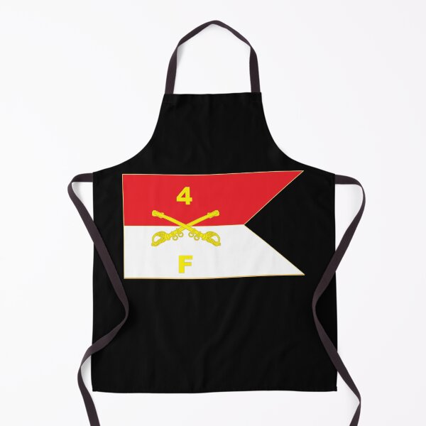 Item preview, F Troop, 4th Cavalry Regiment - Guidon - Gold X 300 designed and sold by Military Insignia Products.