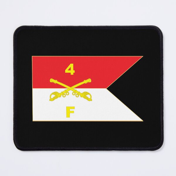 Item preview, F Troop, 4th Cavalry Regiment - Guidon - Gold X 300 designed and sold by Military Insignia Products.
