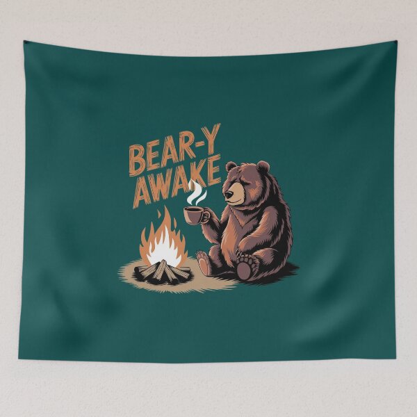 Item preview, Wildlife Coffee: Bear-y Awake designed and sold by Situstshirts.
