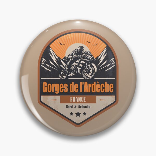 Item preview, Gorges de l'Ardèche France Motorcycling Mountain Design designed and sold by CynthiaGraphics.