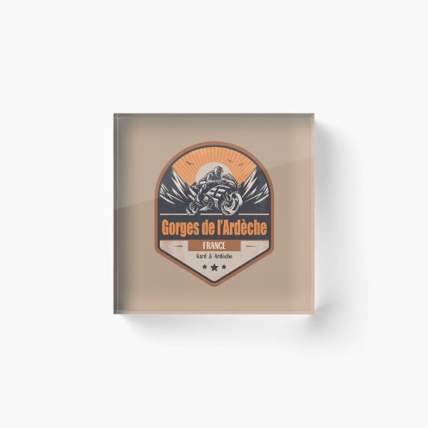 Item preview, Gorges de l'Ardèche France Motorcycling Mountain Design designed and sold by CynthiaGraphics.