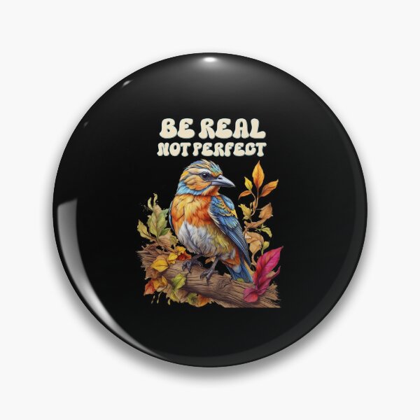 Item preview, Positive Affirmations – Retro "Be real not perfect" Design for T-Shirts, Mugs, Stickers & More designed and sold by artedigital99.