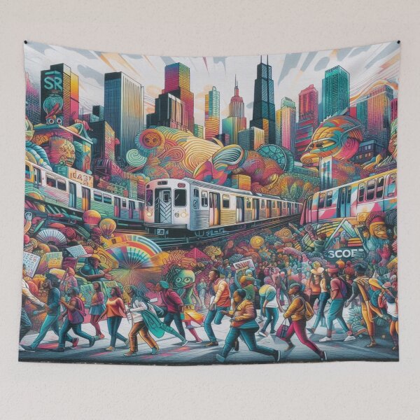 Item preview, Urban street art mural designed and sold by Dominika Farkašová.