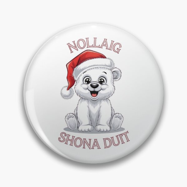 Item preview, Nollaig Shona Duit Irish Baby Polar Bear designed and sold by REAL IRISH GIFTS.