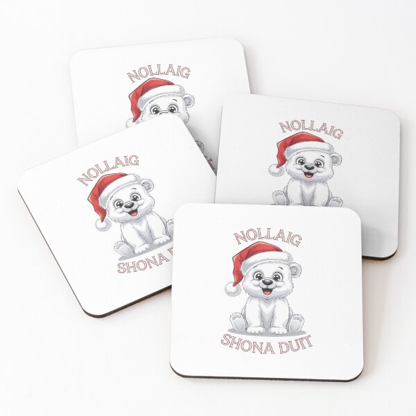 Item preview, Nollaig Shona Duit Irish Baby Polar Bear designed and sold by REAL IRISH GIFTS.