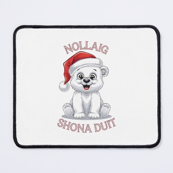 Item preview, Nollaig Shona Duit Irish Baby Polar Bear designed and sold by REAL IRISH GIFTS.