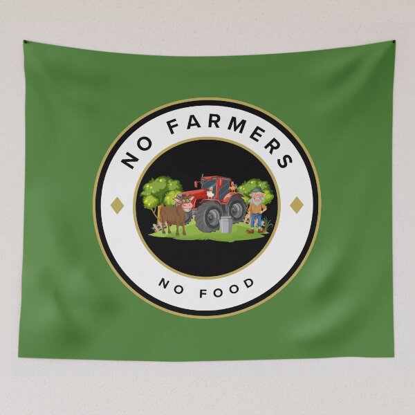 Item preview, Farmers Feed the World designed and sold by ZapStickers.